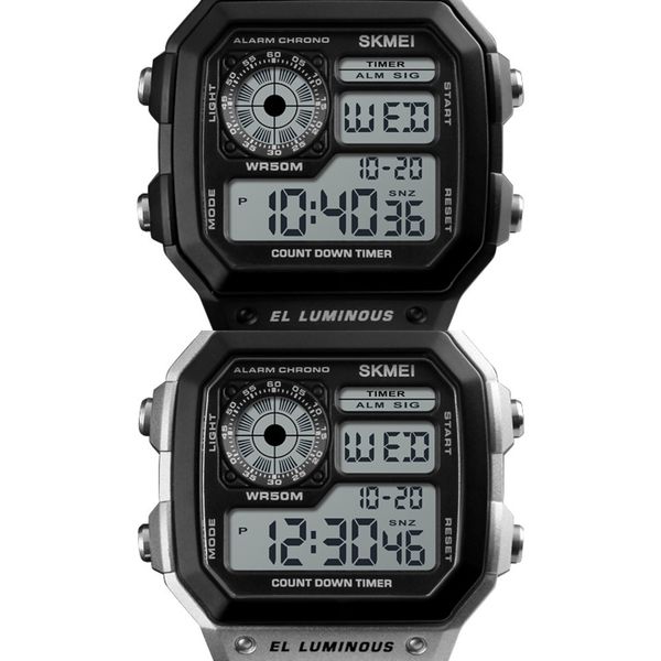 skmei 1335 digital watches for mens 2 time chrono men wristwatches fashion sport male watch clock retro reloj hombre x0524, Slivery;brown
skmei 1335 digital watches for mens 2 time chrono men wristwatches fashion sport male watch clock retro reloj hombre x0524, Slivery;brown