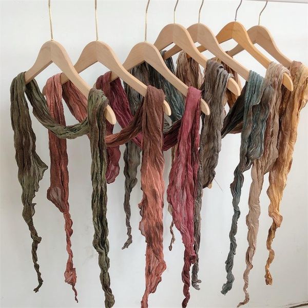 scarves tie-dye 100% cotton with bevel angle female fashion solid color wrinked scarf kerchief shawl wraps bufandas 2021, Blue;gray
scarves tie-dye 100% cotton with bevel angle female fashion solid color wrinked scarf kerchief shawl wraps bufandas 2021, Blue;gray