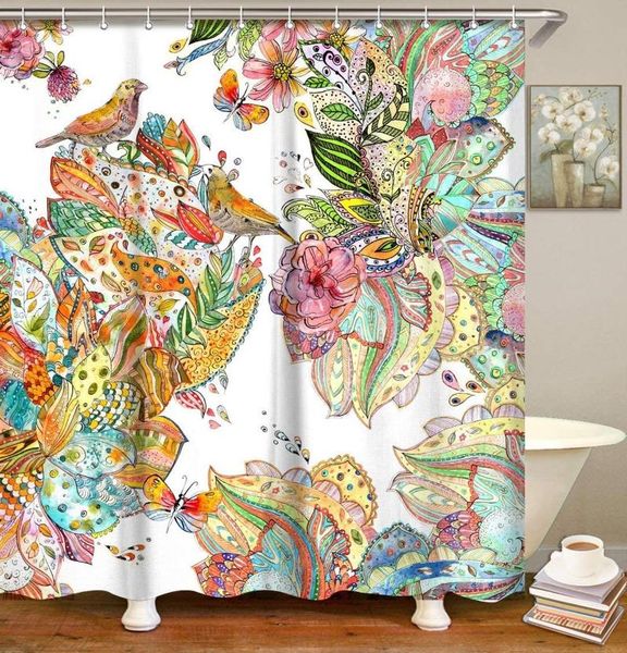 colorful flowers birds shower curtains set with 12 hooks bathroom accessories durable fabric bath curtain home decoration
colorful flowers birds shower curtains set with 12 hooks bathroom accessories durable fabric bath curtain home decoration