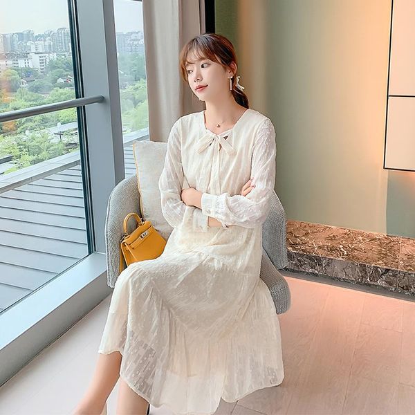casual dresses women's autumn dress spring 2021 office lady french style full sleeve solid chiffon high waist v-neck rice white, Black;gray
casual dresses women's autumn dress spring 2021 office lady french style full sleeve solid chiffon high waist v-neck rice white, Black;gray