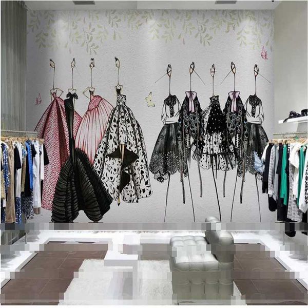 wallpapers custom mural wallpaper hand-painted pattern clothing store background wall painting
wallpapers custom mural wallpaper hand-painted pattern clothing store background wall painting