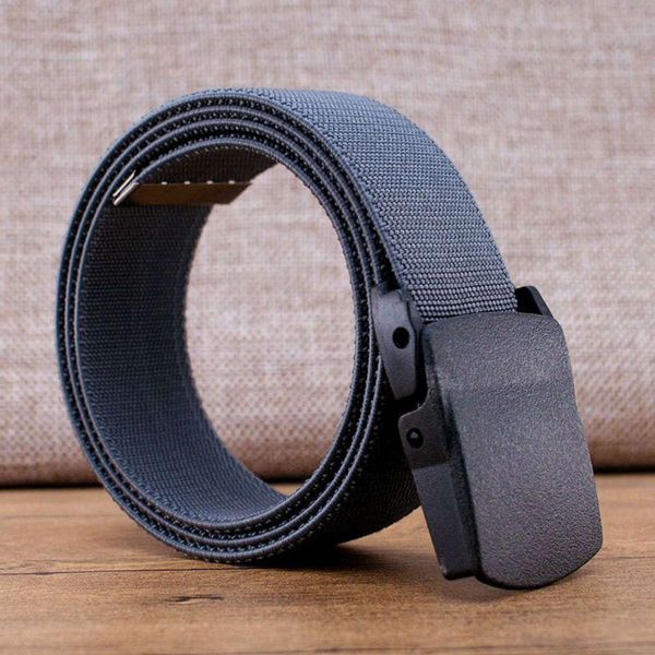 belt men's and women's general high canvas elastic belt with plastic buckle for military training of young students, Black;brown
belt men's and women's general high canvas elastic belt with plastic buckle for military training of young students, Black;brown