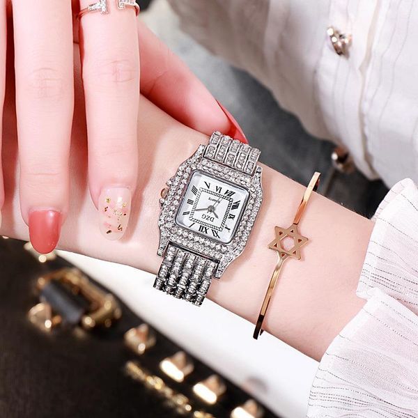 women bling watches stainless steel quartz wristwatch ladies fashion elegant watch luxury rose gold clock wristwatches, Slivery;brown
women bling watches stainless steel quartz wristwatch ladies fashion elegant watch luxury rose gold clock wristwatches, Slivery;brown