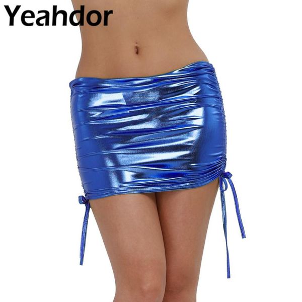 skirts 2021 womens shiny wet look patent leather mini skirt clubwear female fashion metallic skinny pencil streetwear, Black
skirts 2021 womens shiny wet look patent leather mini skirt clubwear female fashion metallic skinny pencil streetwear, Black