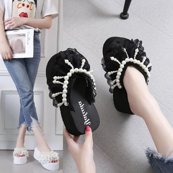 slippers sagace fashion women pure color peal wedges flip flops sandals casual summer outdoor wedge shoes platform beach, Black
slippers sagace fashion women pure color peal wedges flip flops sandals casual summer outdoor wedge shoes platform beach, Black