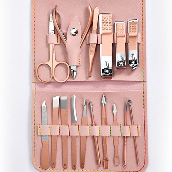 18pcs professional nail cutter pedicure scissors set stainless steel eagle hook portable manicure clipper tool art kits
18pcs professional nail cutter pedicure scissors set stainless steel eagle hook portable manicure clipper tool art kits