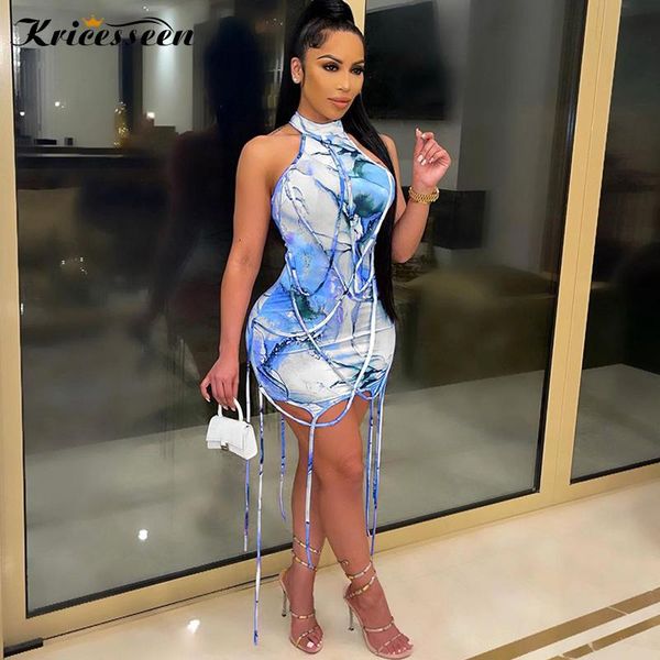 kricesseen print tie dye bandage mini dress women summer belt criss cross bodycon sheath clubwear dresses casual, Black;gray
kricesseen print tie dye bandage mini dress women summer belt criss cross bodycon sheath clubwear dresses casual, Black;gray