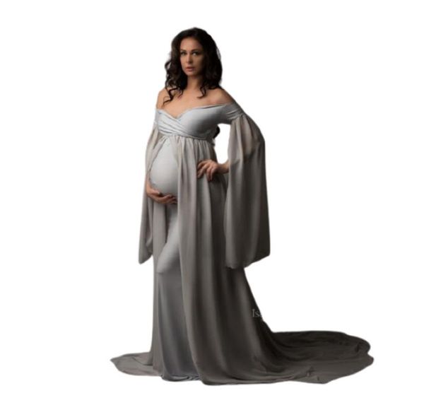 maternity dresses chiffon maxi gown for po shoot v neck pregnant women baby shower pregnancy dress pography, White
maternity dresses chiffon maxi gown for po shoot v neck pregnant women baby shower pregnancy dress pography, White