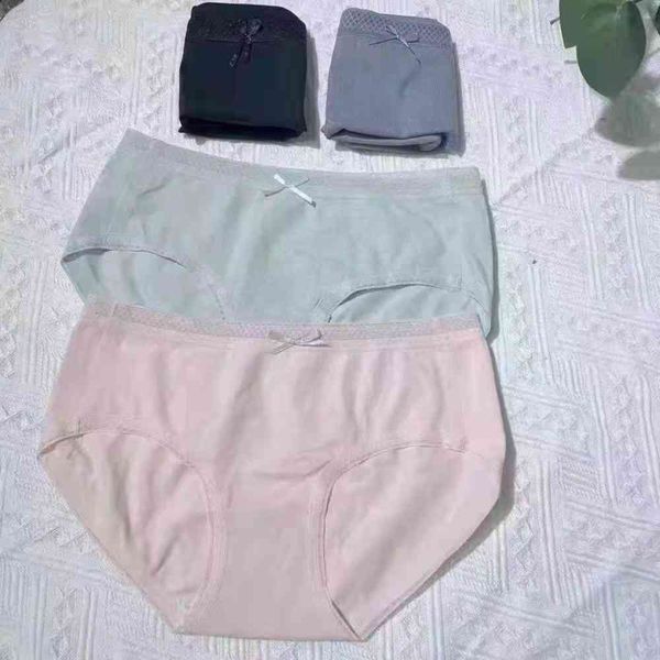 underwear cotton autumn mid waist hip breathable traceless lace soft hybrid briefs, Black;pink
underwear cotton autumn mid waist hip breathable traceless lace soft hybrid briefs, Black;pink