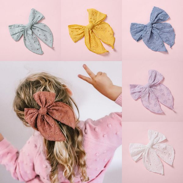 6 inch embroidery hair clip kid girl big bow barrette for child party accessory flower grosgrain boutique hollow hairpin, Slivery;white
6 inch embroidery hair clip kid girl big bow barrette for child party accessory flower grosgrain boutique hollow hairpin, Slivery;white