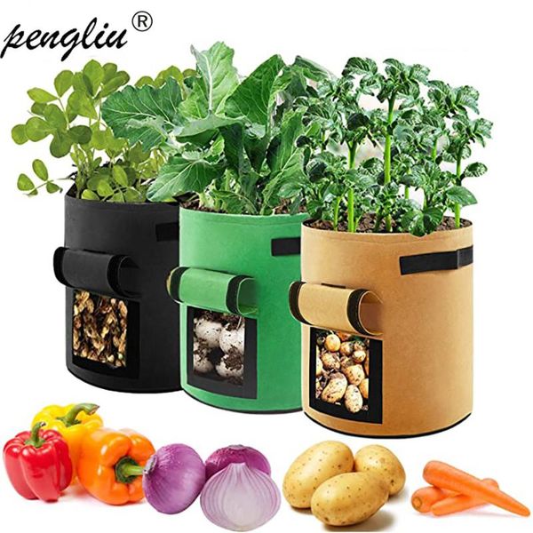 planters & pots felt plant vegetable growing bags household balcony non-woven fabric potato strawberry tomato garden nursery tools
planters & pots felt plant vegetable growing bags household balcony non-woven fabric potato strawberry tomato garden nursery tools