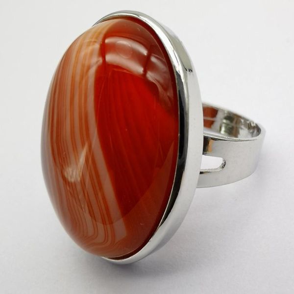 cluster rings red orange veins carnelian stone oval bead gem finger ring jewelry for woman gift size 8 x126, Golden;silver
cluster rings red orange veins carnelian stone oval bead gem finger ring jewelry for woman gift size 8 x126, Golden;silver