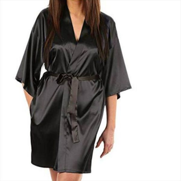 silk satin solid kimono womens sleepwears robe bathrobe bridesmaid dressing gown for large size, Black;red
silk satin solid kimono womens sleepwears robe bathrobe bridesmaid dressing gown for large size, Black;red