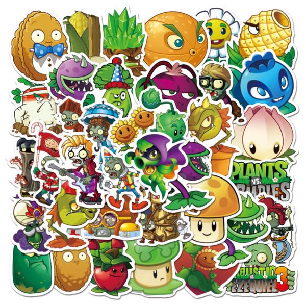 50 pcs cartoon plants vs zombies graffiti waterproof skateboard travel suitcase phone lapluggage stickers cute kids girl
50 pcs cartoon plants vs zombies graffiti waterproof skateboard travel suitcase phone lapluggage stickers cute kids girl