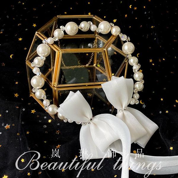 hair clips & barrettes 2021 korean round pearl rhinestone bow band,luxury handmade ribbon watch band tassel band,bride wedding headwear, Golden;silver
hair clips & barrettes 2021 korean round pearl rhinestone bow band,luxury handmade ribbon watch band tassel band,bride wedding headwear, Golden;silver
