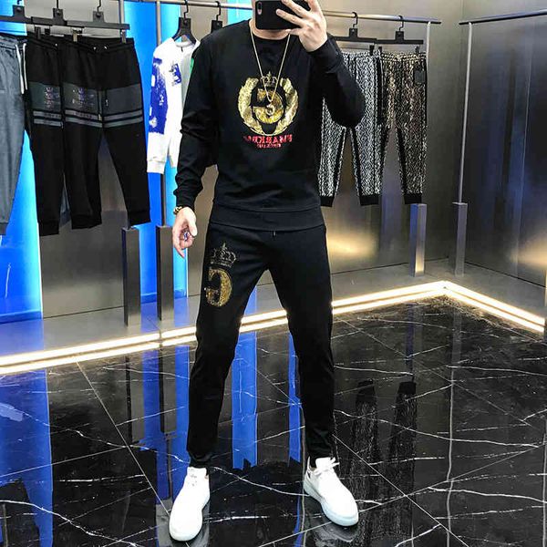 hoodies autumn leisure jersey sporting suit of men sequins letter thin beautiful two play youth, Black
hoodies autumn leisure jersey sporting suit of men sequins letter thin beautiful two play youth, Black