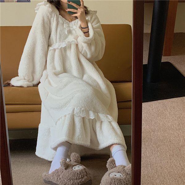 sleepwear vintage nightwear all match stylish solid princess homewear sweet night loose pajamas, Black;red
sleepwear vintage nightwear all match stylish solid princess homewear sweet night loose pajamas, Black;red