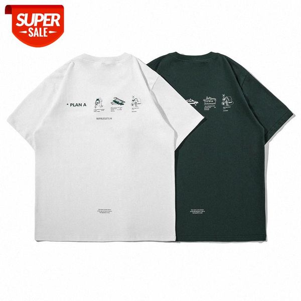 mansclot printed round neck short sleeve t-shirt male half couple #lp6p, White;black
mansclot printed round neck short sleeve t-shirt male half couple #lp6p, White;black