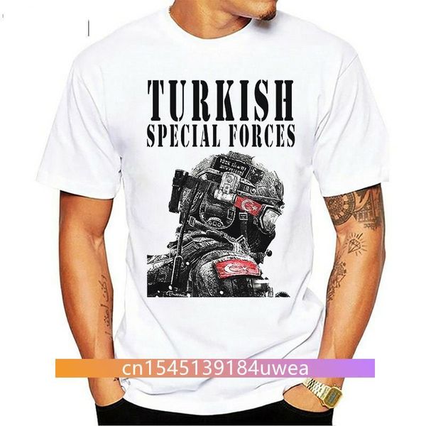 men's t-shirts turkey turkish special forces bordo 2021 cotton short-sleeve short sleeve printed t shirt, White;black