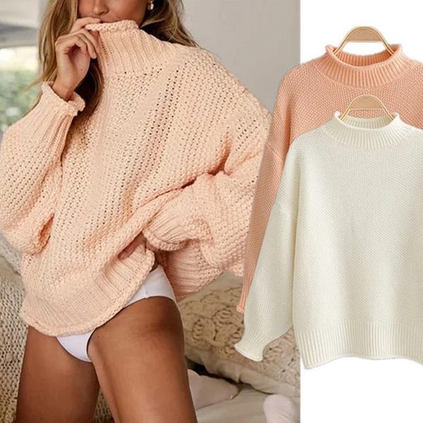 women's sweaters sweater turtleneck solid knitted pullover loose hollow long-sleeved female autumn lady causal warm jumper, White;black
women's sweaters sweater turtleneck solid knitted pullover loose hollow long-sleeved female autumn lady causal warm jumper, White;black