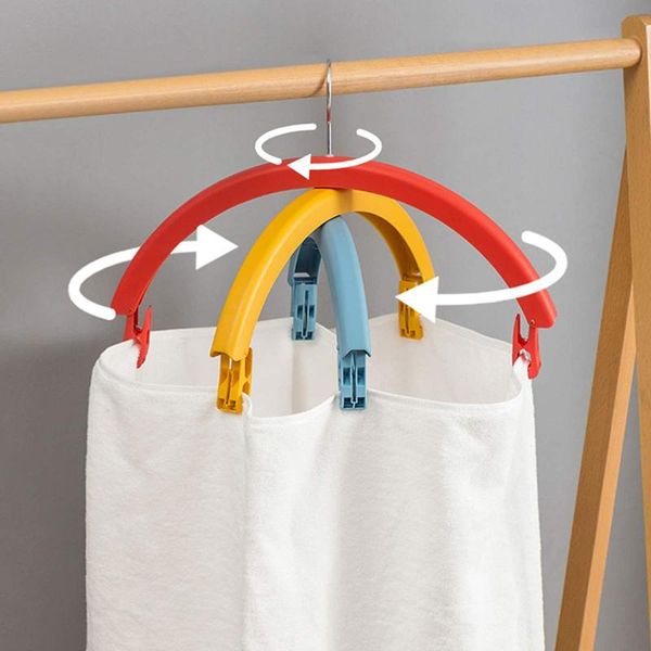 hangers & racks clothes rack creative rainbow rotating multifunctional three-layer bed sheet drying hanger with pants clip
hangers & racks clothes rack creative rainbow rotating multifunctional three-layer bed sheet drying hanger with pants clip