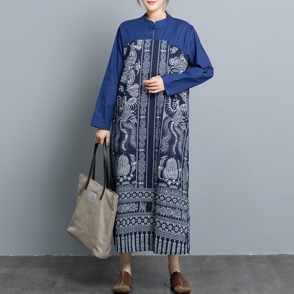 womens clothing 2021 chinese style plate button shirt vestidos sundress female long sleeve robe vintage print maxi dress 11548, Red
womens clothing 2021 chinese style plate button shirt vestidos sundress female long sleeve robe vintage print maxi dress 11548, Red