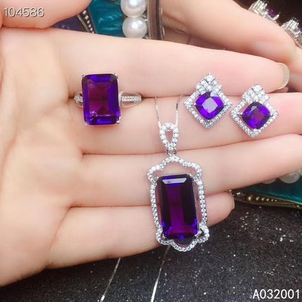 fine jewelry amethyst 925 sterling silver women pendant necklace chain earrings ring set lovely bracelet, &, Black
fine jewelry amethyst 925 sterling silver women pendant necklace chain earrings ring set lovely bracelet, &, Black