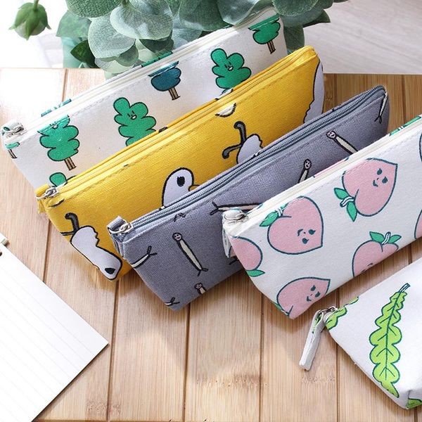 harphia four-color kawaii animals pencil bag cartoon cases material office supplies cotton and linen bags
harphia four-color kawaii animals pencil bag cartoon cases material office supplies cotton and linen bags