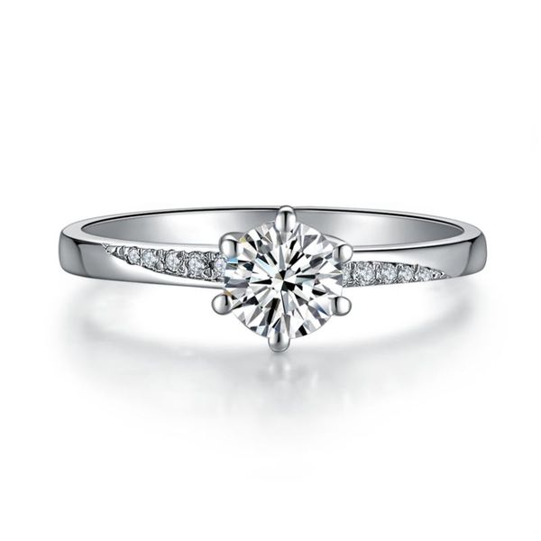 cluster rings 0.6ct 5.5mm round cut d moissanite marriage ring solid platinum 950 for her women's diamond, Golden;silver
cluster rings 0.6ct 5.5mm round cut d moissanite marriage ring solid platinum 950 for her women's diamond, Golden;silver