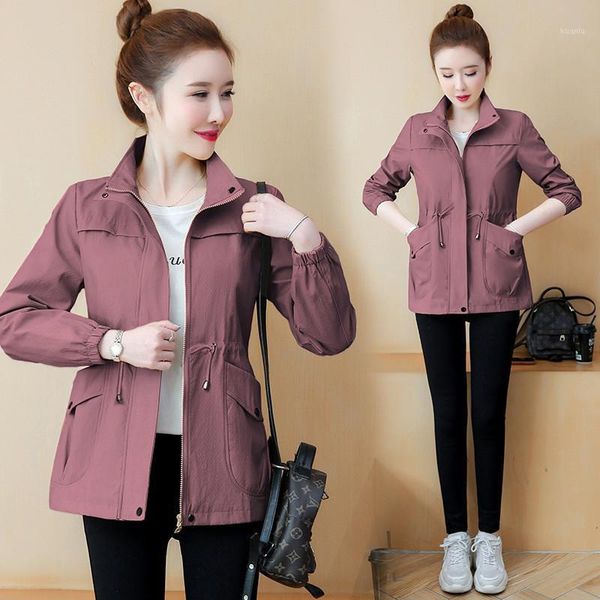 women's jackets women baseball jacket spring autumn fashion pocket drawstring short coat casual ladies plus size female outerwear 3xl, Black;brown
women's jackets women baseball jacket spring autumn fashion pocket drawstring short coat casual ladies plus size female outerwear 3xl, Black;brown