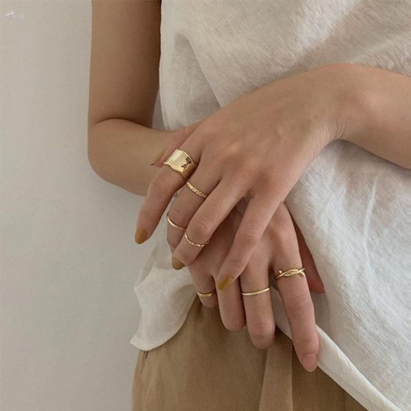 wedding rings 8pcs/set fashion minimalist ring set geometric round metal color women jewelry accessories, Slivery;golden
wedding rings 8pcs/set fashion minimalist ring set geometric round metal color women jewelry accessories, Slivery;golden
