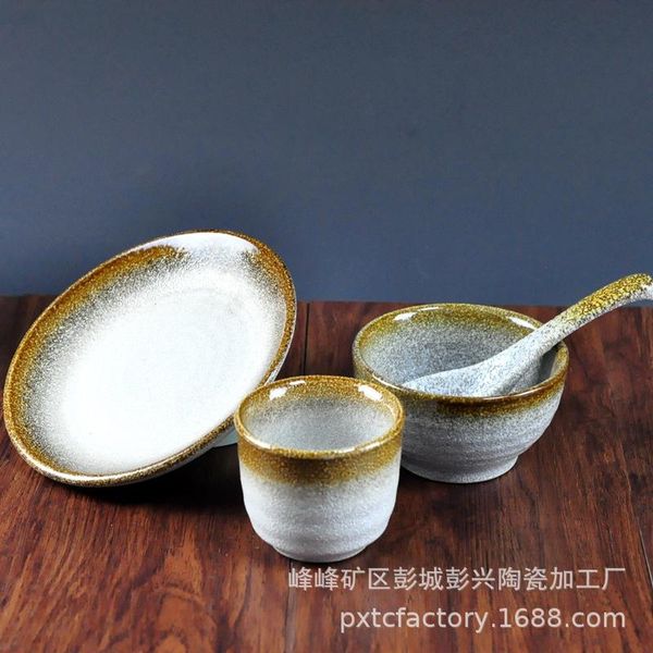 creative el restaurant set up wholesale ceramic four-piece tableware bowl plate pot shop dinnerware sets
creative el restaurant set up wholesale ceramic four-piece tableware bowl plate pot shop dinnerware sets
