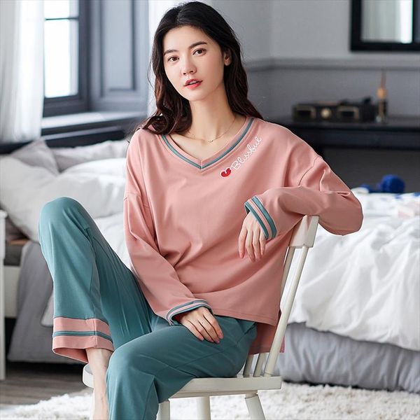 l xl xxl womens sleepwears long sleeve nightwear 100% cotton sets autumn winter full pajamas pyjamas, Black;red
l xl xxl womens sleepwears long sleeve nightwear 100% cotton sets autumn winter full pajamas pyjamas, Black;red