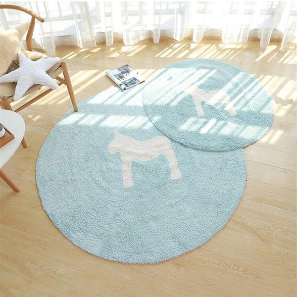 round cotton carpet for kids living bed room anti-slip floor soft rug doormat entrance door bath mat home decoration modern carpets
round cotton carpet for kids living bed room anti-slip floor soft rug doormat entrance door bath mat home decoration modern carpets