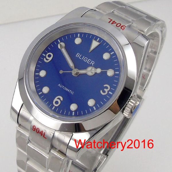wristwatches bliger 36mm blue polished luminous hands nh35a miyota 8215 mechanical men watch seeing back oyster strap sapphire glass, Slivery;brown
wristwatches bliger 36mm blue polished luminous hands nh35a miyota 8215 mechanical men watch seeing back oyster strap sapphire glass, Slivery;brown