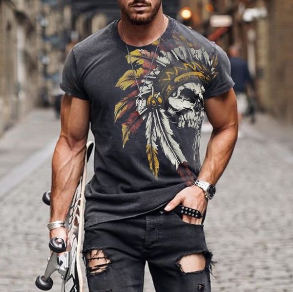 devil skull print men's 3d printed t-shirt visual impact party punk gothic round neck american muscle short sleeves, White;black
devil skull print men's 3d printed t-shirt visual impact party punk gothic round neck american muscle short sleeves, White;black