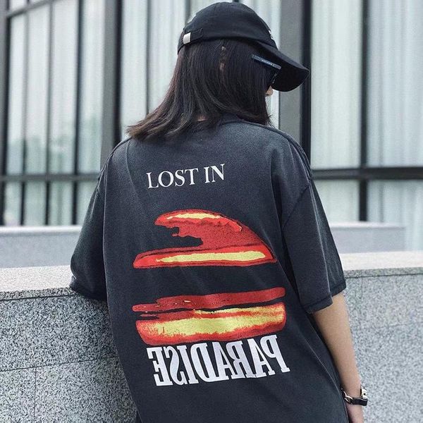 men's t-shirts askyurself 2021 summer washed reverse wear short-sleeved t-shirt high street men and women couples travel set shirt, White;black
men's t-shirts askyurself 2021 summer washed reverse wear short-sleeved t-shirt high street men and women couples travel set shirt, White;black