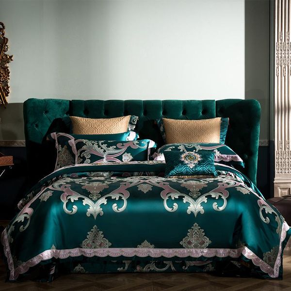 bedding sets luxury european style high precision brocade set embroidery duvit cover sheet pillowcase king 4/6/8 pcs
bedding sets luxury european style high precision brocade set embroidery duvit cover sheet pillowcase king 4/6/8 pcs