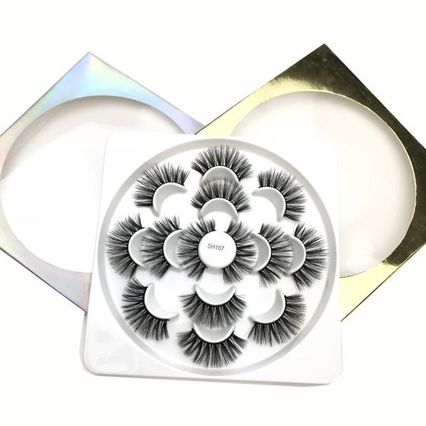 false eyelashes 7 pairs 25mm 30mm lashes 3d faux mink wholesale thick natural extension makeup tools
false eyelashes 7 pairs 25mm 30mm lashes 3d faux mink wholesale thick natural extension makeup tools