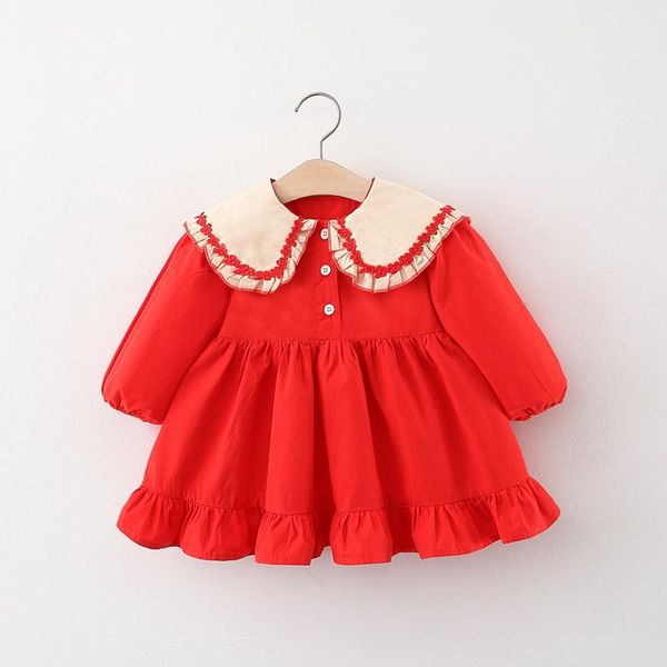 girl's dresses girl baby dress long sleeve skirt spring and autumn princess 1-3 years, Red;yellow
girl's dresses girl baby dress long sleeve skirt spring and autumn princess 1-3 years, Red;yellow