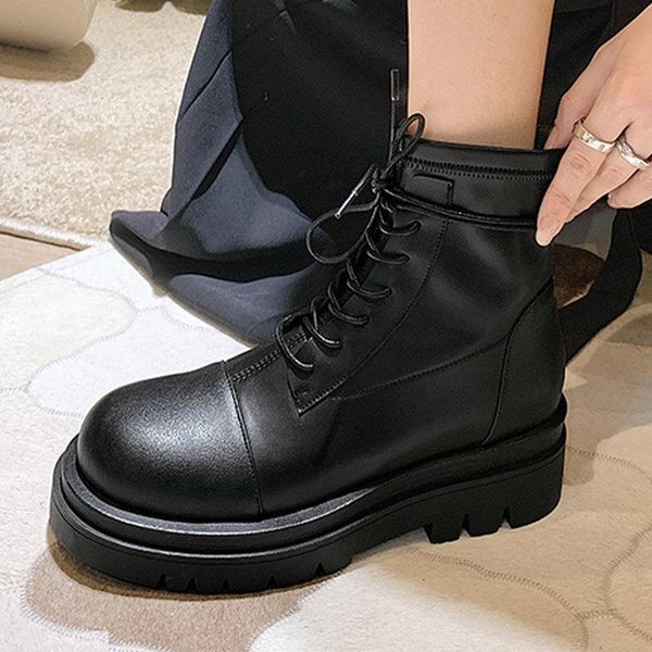 boots retro platform female ankle cross tied round toe chunky high heels shoes for women party working woman, Black
boots retro platform female ankle cross tied round toe chunky high heels shoes for women party working woman, Black