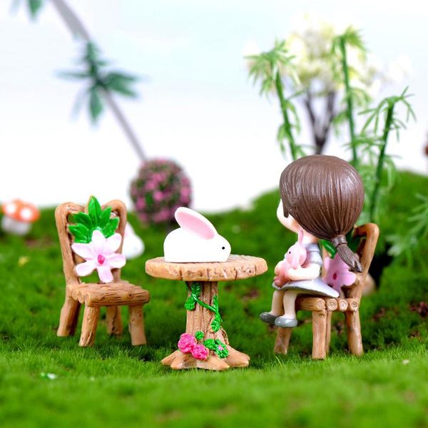 3pcs/set exquisite ornament one table and two chair micro resin craft terrarium landscape decoration clh@8 decorative objects & figurines
3pcs/set exquisite ornament one table and two chair micro resin craft terrarium landscape decoration clh@8 decorative objects & figurines