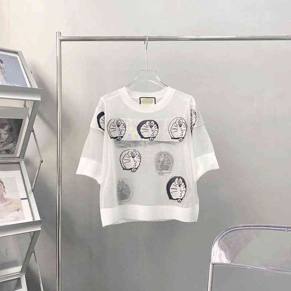 2022 factory wholesale new jingle jacquard knitted short children's fun t-shirt girls breathable elastic versatile half sleeve purchase, White
2022 factory wholesale new jingle jacquard knitted short children's fun t-shirt girls breathable elastic versatile half sleeve purchase, White