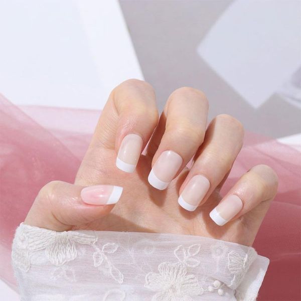 nail art kits 24pcs/box pink style 2 colors fake nails tips french white head square false detachable wearable full cover press on
nail art kits 24pcs/box pink style 2 colors fake nails tips french white head square false detachable wearable full cover press on