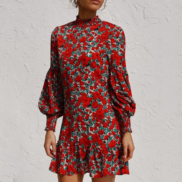 autumnlong lantern sleeve mini dress floral print o neck ruffles vintage elegant party vestidos women holiday dresses casual, Black;gray
autumnlong lantern sleeve mini dress floral print o neck ruffles vintage elegant party vestidos women holiday dresses casual, Black;gray