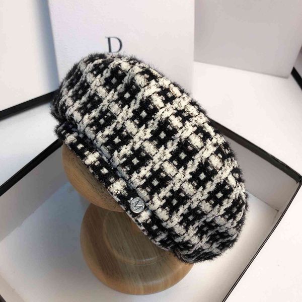 autumn and winter mink beret warm versatile lattice painter designer soft rabbit hair octagonal hat women's fashion, Blue;gray
autumn and winter mink beret warm versatile lattice painter designer soft rabbit hair octagonal hat women's fashion, Blue;gray