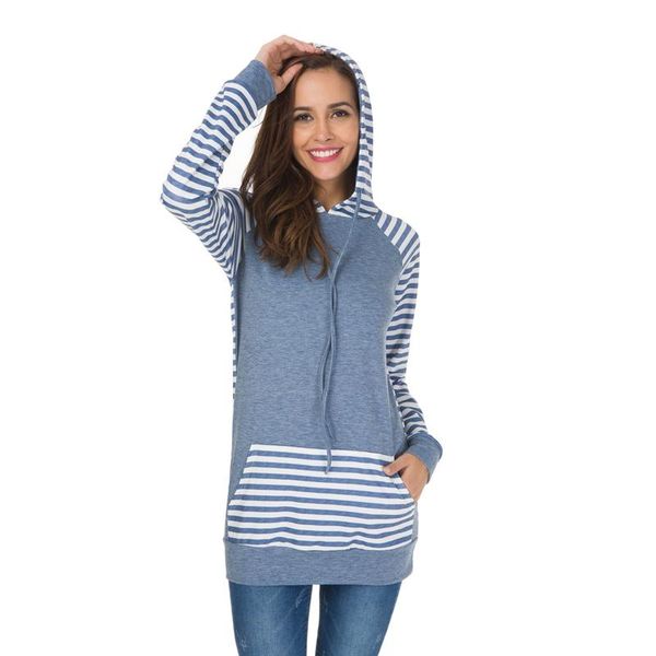 women's hoodies & sweatshirts hirigin autumn women casual long sleeve hoodie round-neck stripped soft cotton slim front pocket pullover, Black
women's hoodies & sweatshirts hirigin autumn women casual long sleeve hoodie round-neck stripped soft cotton slim front pocket pullover, Black