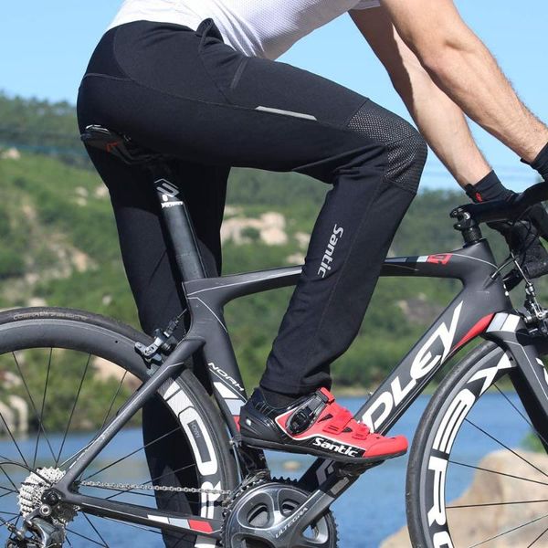 racing pants santic men's cycling winter fleece thermal biking tights windproof reflective mtb long men sport trousers asain size, Black;blue
racing pants santic men's cycling winter fleece thermal biking tights windproof reflective mtb long men sport trousers asain size, Black;blue