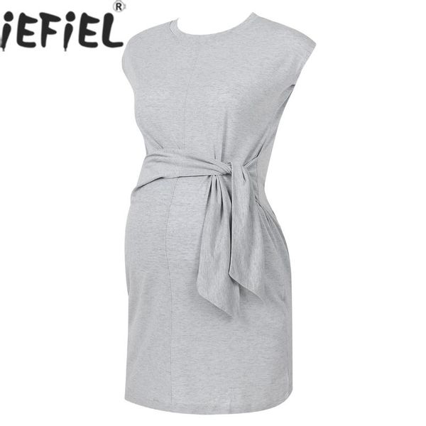 maternity dresses summer pregnancy sleeveless casual pure color tie-in waist wrap dress for pregnant women clothes, White
maternity dresses summer pregnancy sleeveless casual pure color tie-in waist wrap dress for pregnant women clothes, White