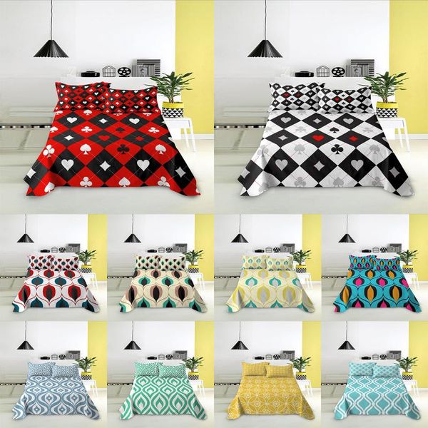 sheets & sets geometric printed collection bed sheet with cases 3-piece home bedding set grid bedclothes
sheets & sets geometric printed collection bed sheet with cases 3-piece home bedding set grid bedclothes